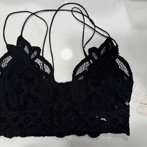 Free People - Black Lace Bralette